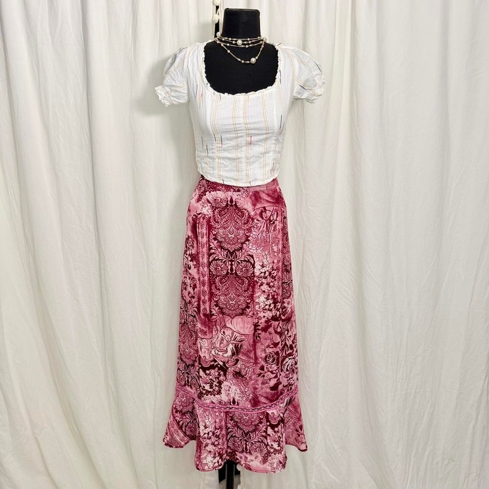 Sag Harbor Printed Midi Skirt – Women's Size 14